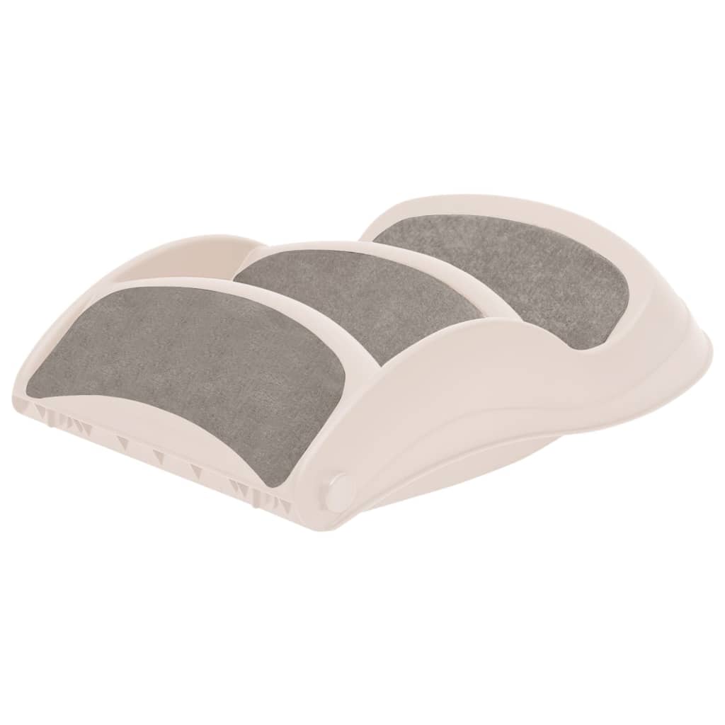 Scala Per Cani Pieghevole Con 3 Gradini 50X38X38 Cm In Plastica