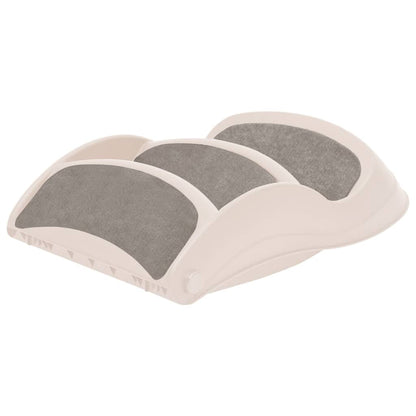 Scala Per Cani Pieghevole Con 3 Gradini 50X38X38 Cm In Plastica