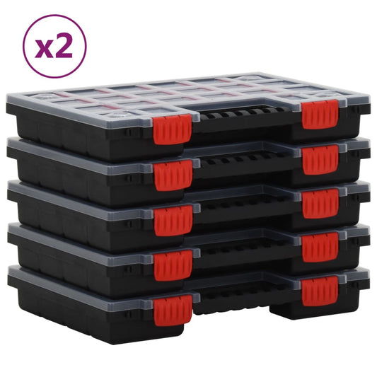 Scatole Di Assortimento 10 Pz 34,5X25X5 Cm Polipropilene