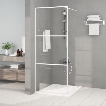 Parete Per Doccia Walk-In Vetro Esg Nera