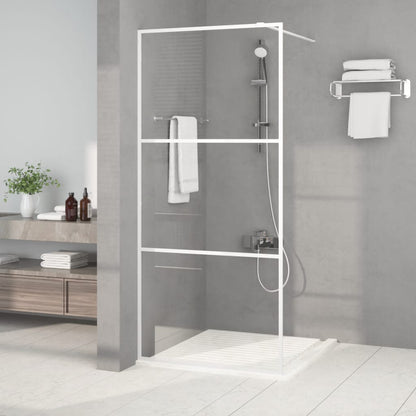 Parete Per Doccia Walk-In Vetro Esg Nera