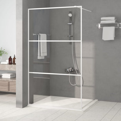 Parete Per Doccia Walk-In Vetro Esg Nera