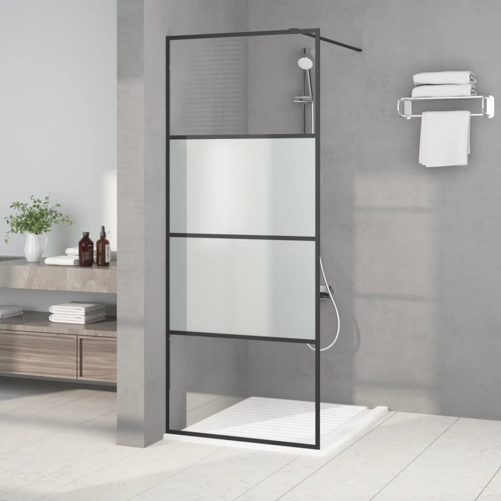 Parete Doccia Walk In Bianca Vetro Esg