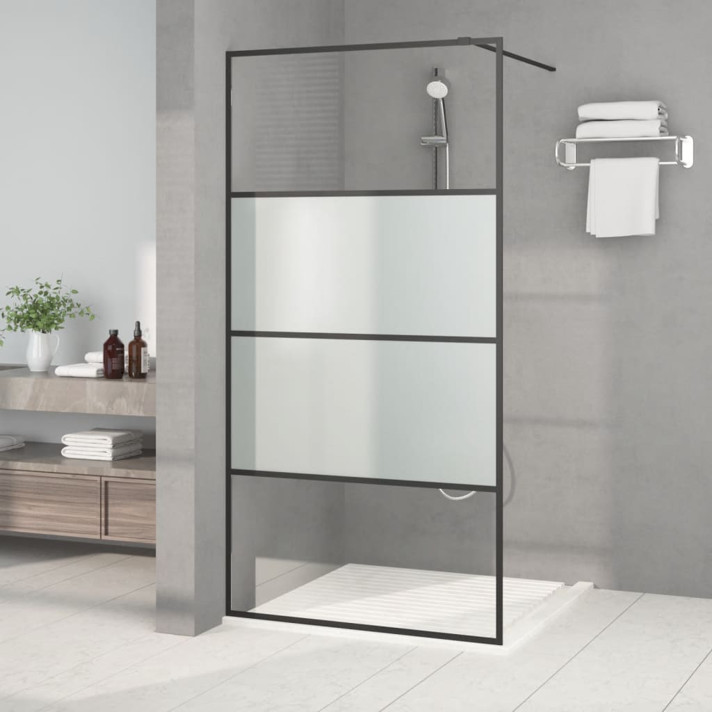 Parete Doccia Walk In Bianca Vetro Esg