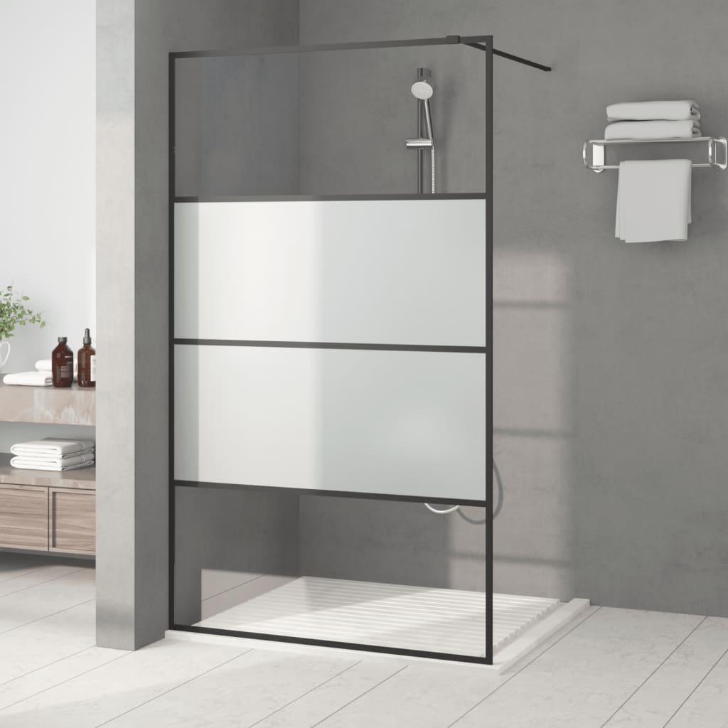 Parete Doccia Walk In Bianca Vetro Esg