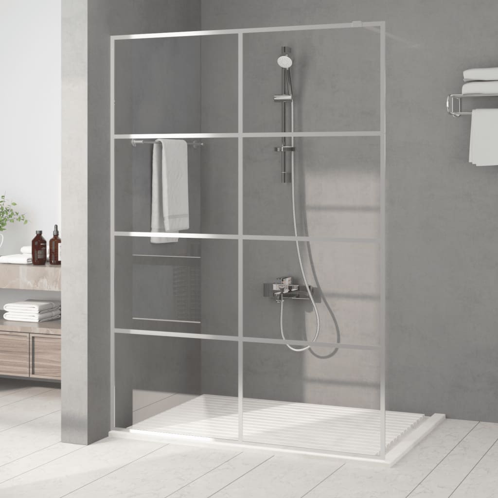 Parete Doccia Walk In Bianca Vetro Esg