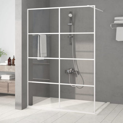 Parete Doccia Walk In Bianca Vetro Esg