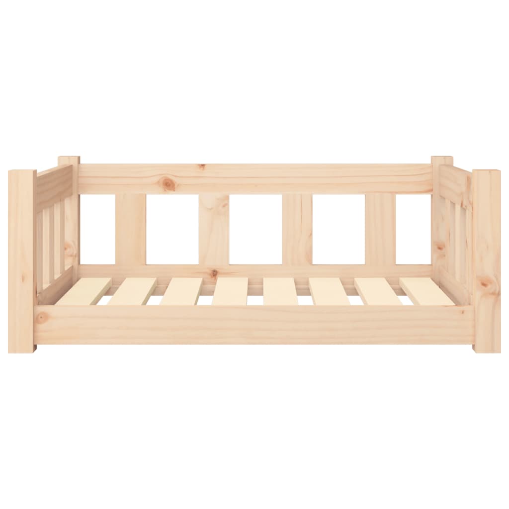 Cuccia Per Cani 75,5X55,5X28 Cm In Legno Massello Di Pino