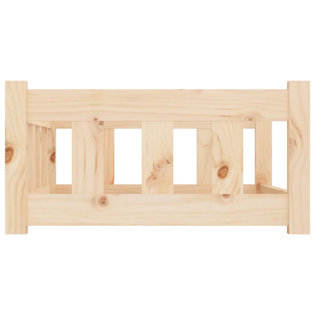 Cuccia Per Cani 75,5X55,5X28 Cm In Legno Massello Di Pino