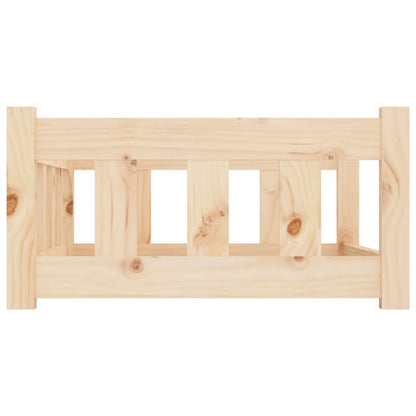 Cuccia Per Cani 75,5X55,5X28 Cm In Legno Massello Di Pino