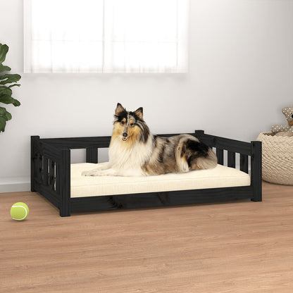 Cuccia Per Cani 75,5X55,5X28 Cm In Legno Massello Di Pino