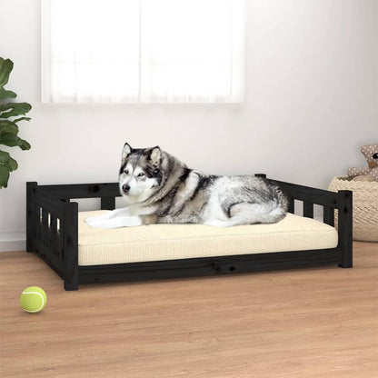 Cuccia Per Cani 75,5X55,5X28 Cm In Legno Massello Di Pino