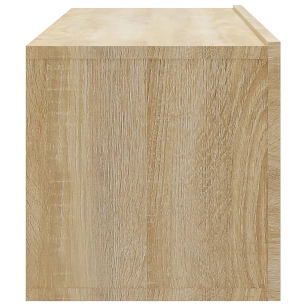 Mobili Tv Muro 2Pz 100X30X30 Cm Legno Multistrato