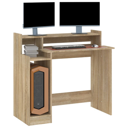Scrivania Con Luci Led 97X45X90 Cm In Multistrato