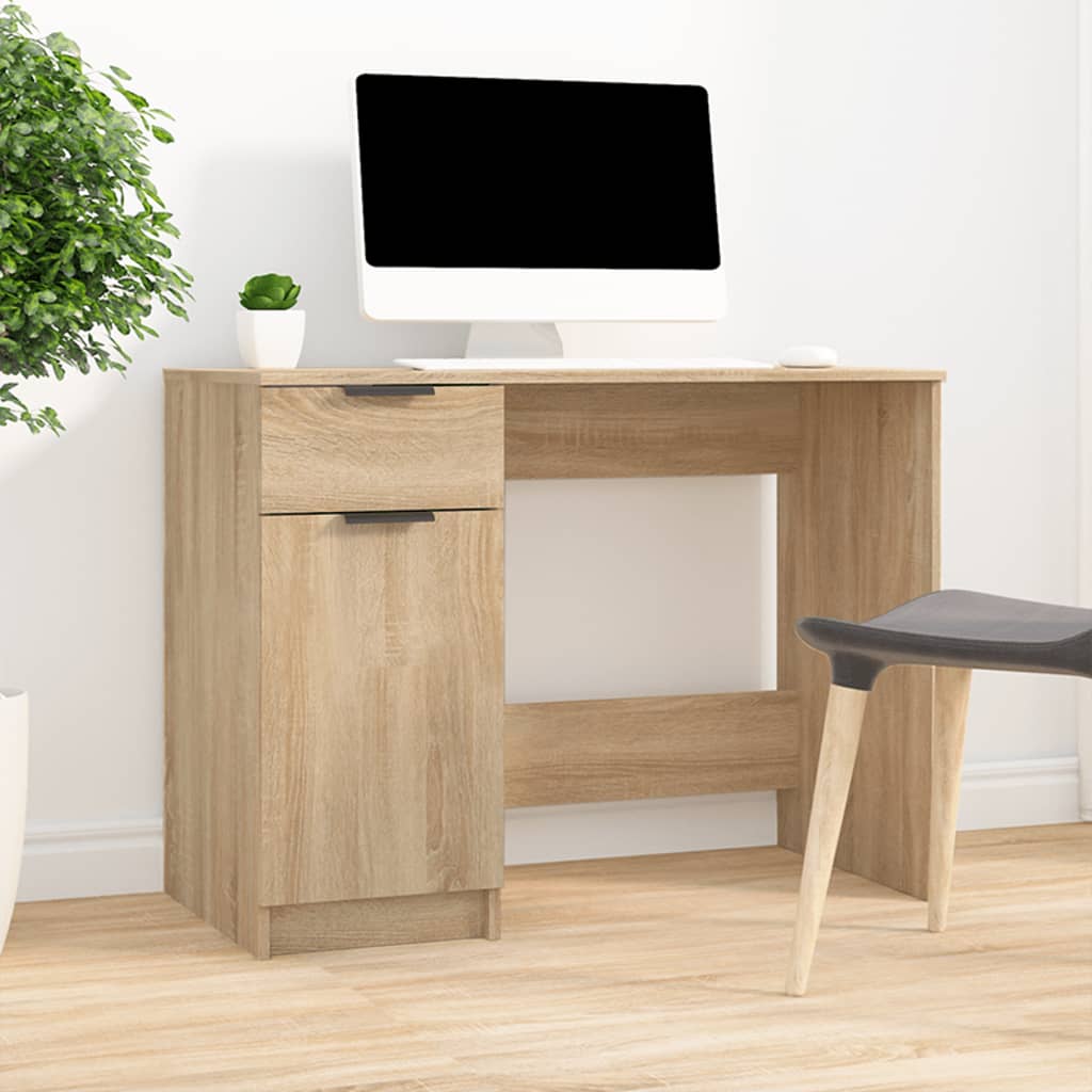 Scrivania 100X50X75 Cm In Legno Multistrato