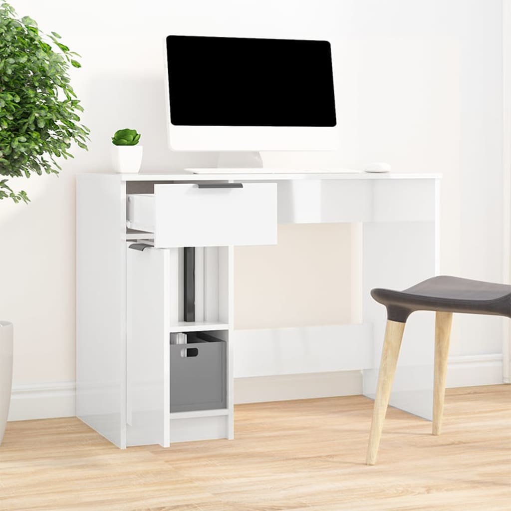 Scrivania 100X50X75 Cm In Legno Multistrato