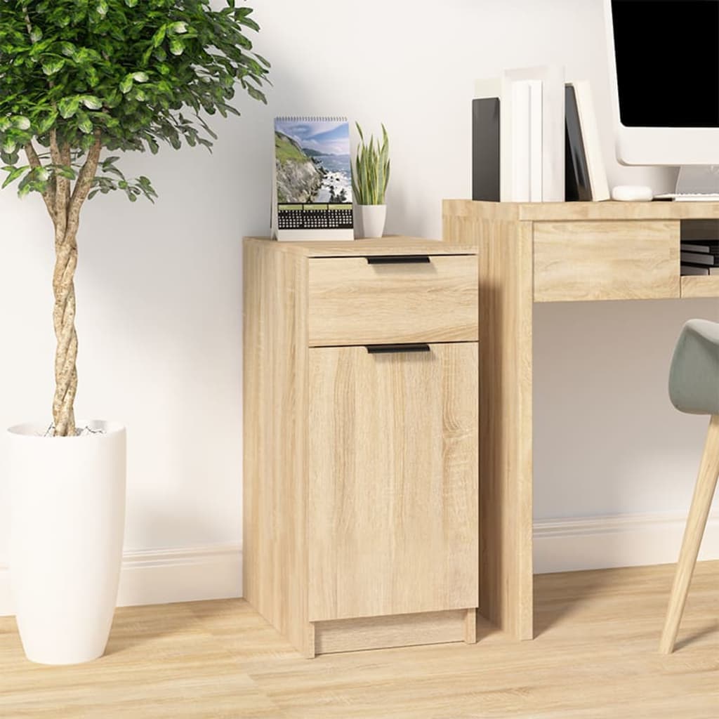Armadietto Scrivania 33,5X50X75 Cm Legno