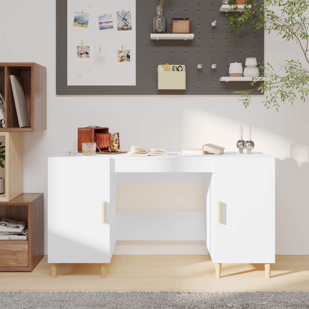 Scrivania 140X50X75 Cm In Legno Multistrato