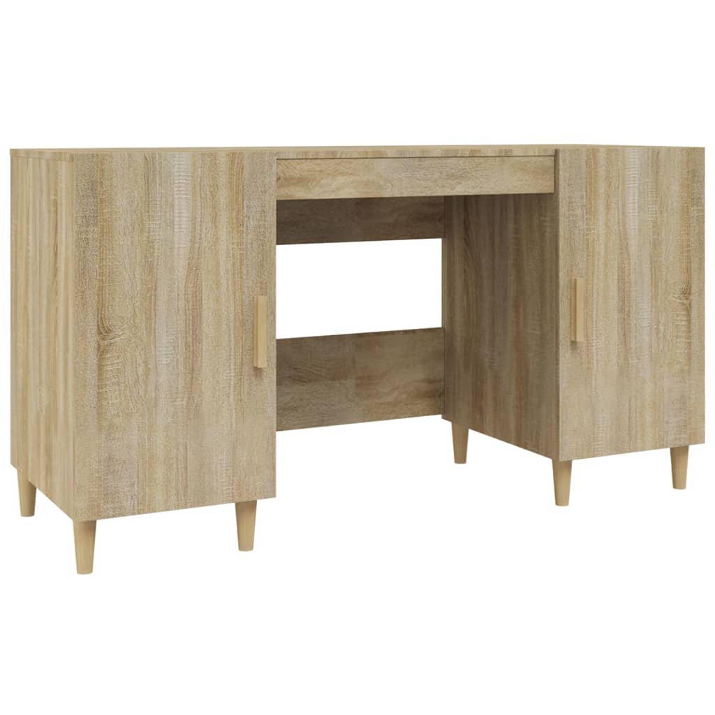 Scrivania 140X50X75 Cm In Legno Multistrato