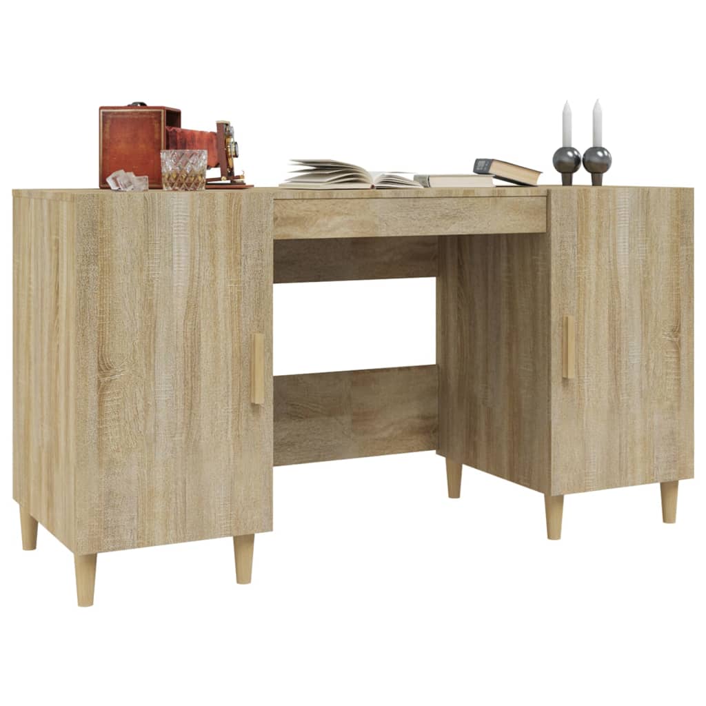 Scrivania 140X50X75 Cm In Legno Multistrato
