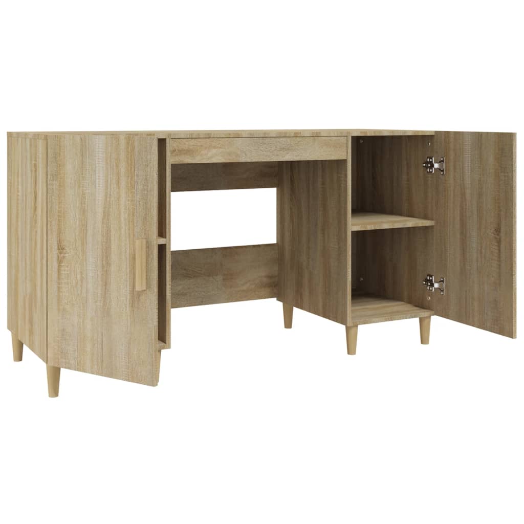 Scrivania 140X50X75 Cm In Legno Multistrato