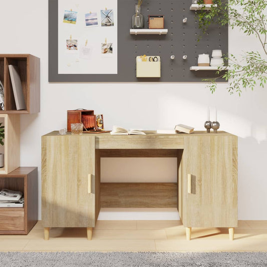 Scrivania 140X50X75 Cm In Legno Multistrato