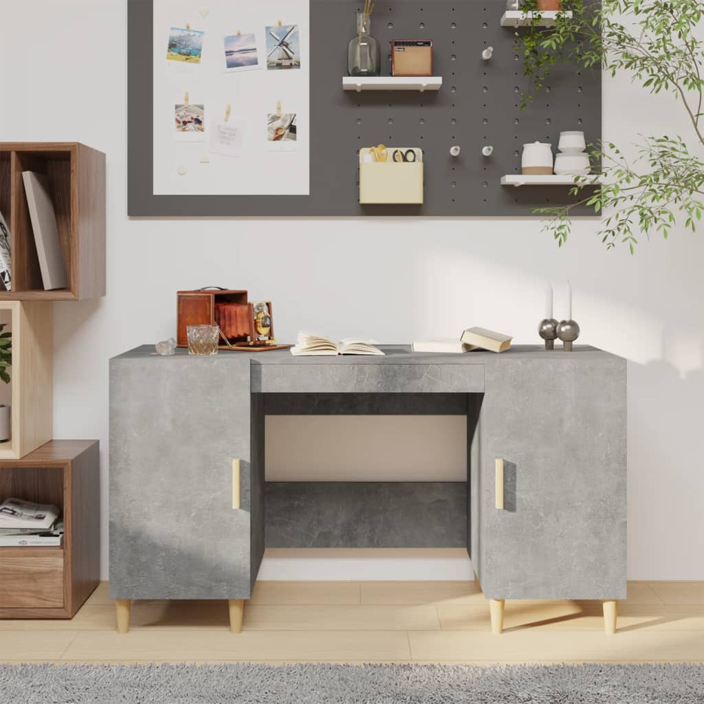 Scrivania 140X50X75 Cm In Legno Multistrato