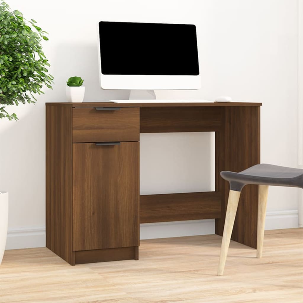 Scrivania 100X50X75 Cm In Legno Multistrato