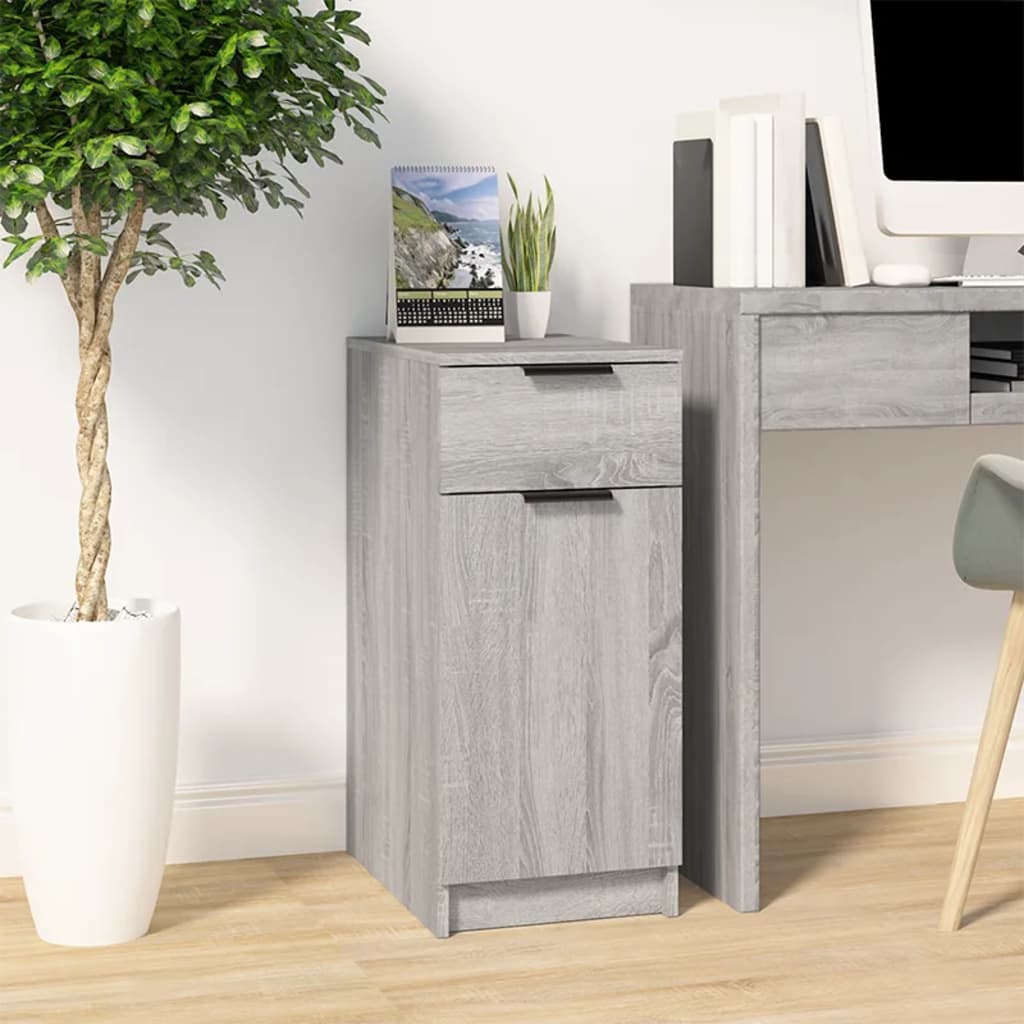 Armadietto Scrivania 33,5X50X75 Cm Legno