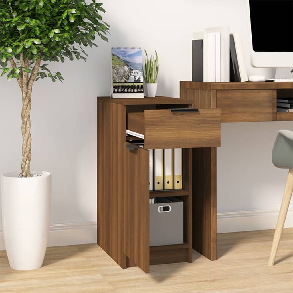Armadietto Scrivania 33,5X50X75 Cm Legno