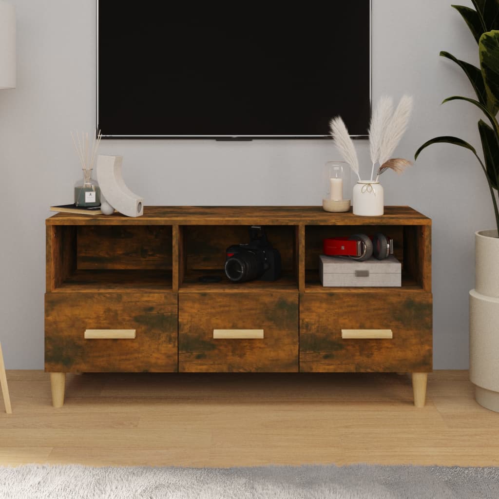 Mobile Porta Tv 102X36X50 Cm In Legno Multistrato
