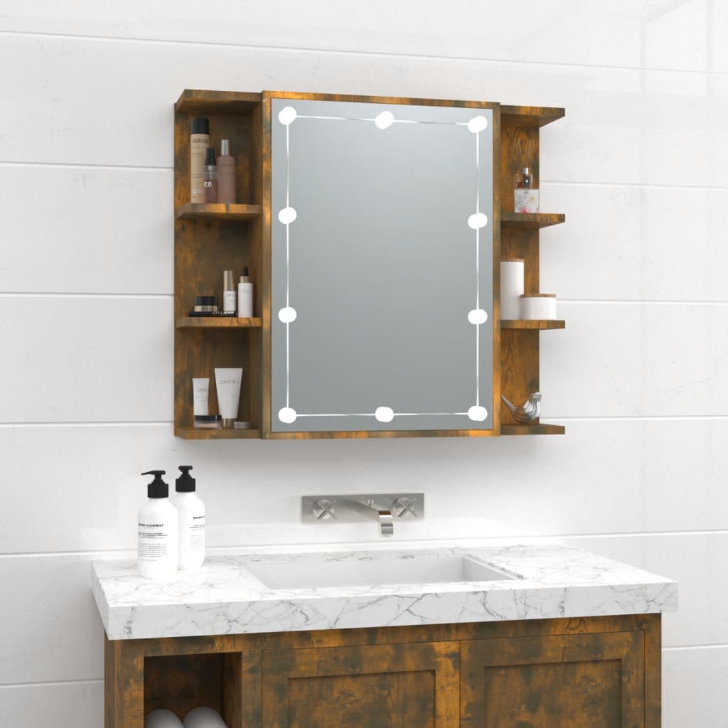 Mobile A Specchio Con Led 70X16,5X60 Cm
