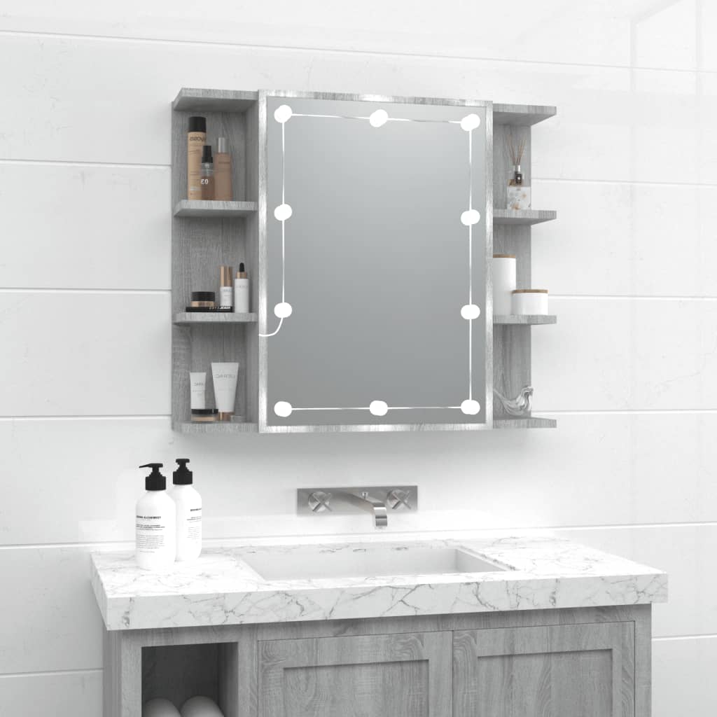 Mobile A Specchio Con Led 70X16,5X60 Cm