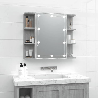 Mobile A Specchio Con Led 70X16,5X60 Cm