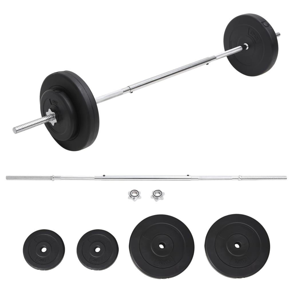 Set Bilanciere E 2 Manubri 60,5 Kg