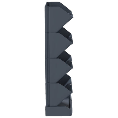 Set Per Piante Giardino Verticale 4 Pz Antracite Polipropilene
