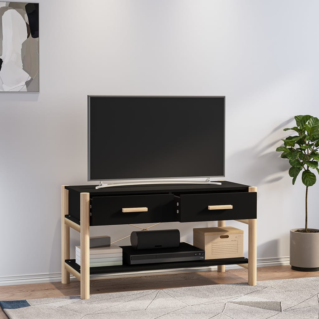 Mobile Porta Tv 82X38X45 Cm In Legno Multistrato