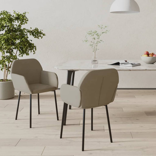 Sedie Da Pranzo 2 Pz In Velluto