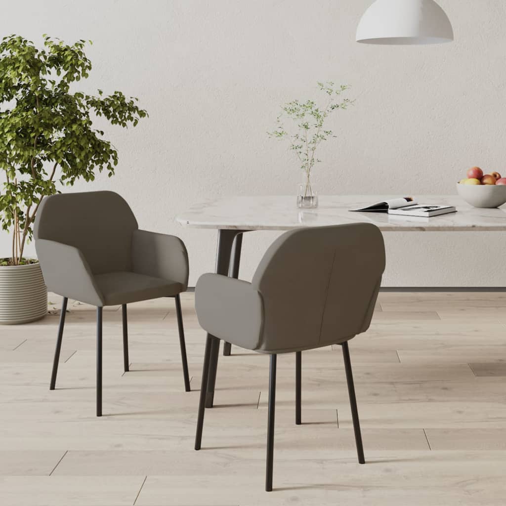 Sedie Da Pranzo 2 Pz In Velluto