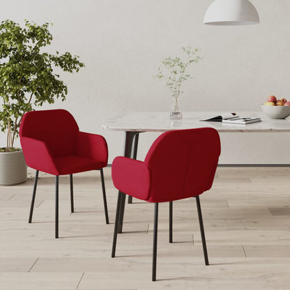 Sedie Da Pranzo 2 Pz In Velluto
