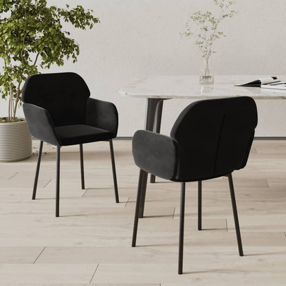 Sedie Da Pranzo 2 Pz In Velluto