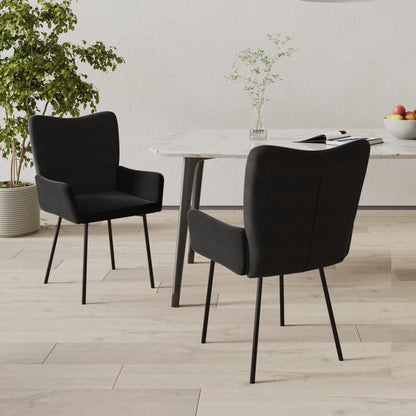 Sedie Da Pranzo 2 Pz In Velluto