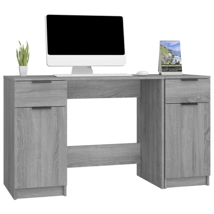 Scrivania Con Mobile Laterale Legno Multistrato