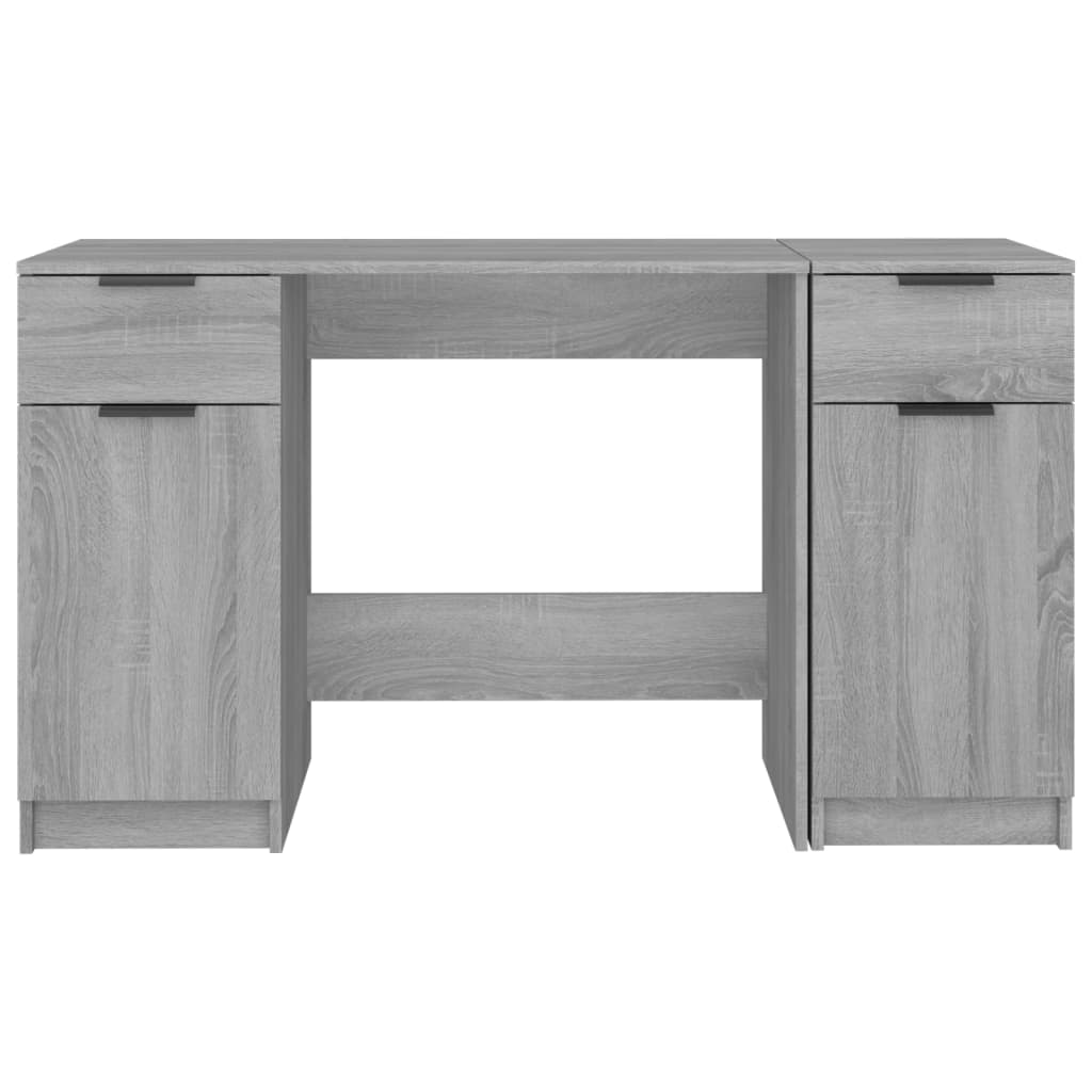 Scrivania Con Mobile Laterale Legno Multistrato