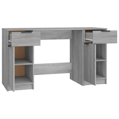 Scrivania Con Mobile Laterale Legno Multistrato