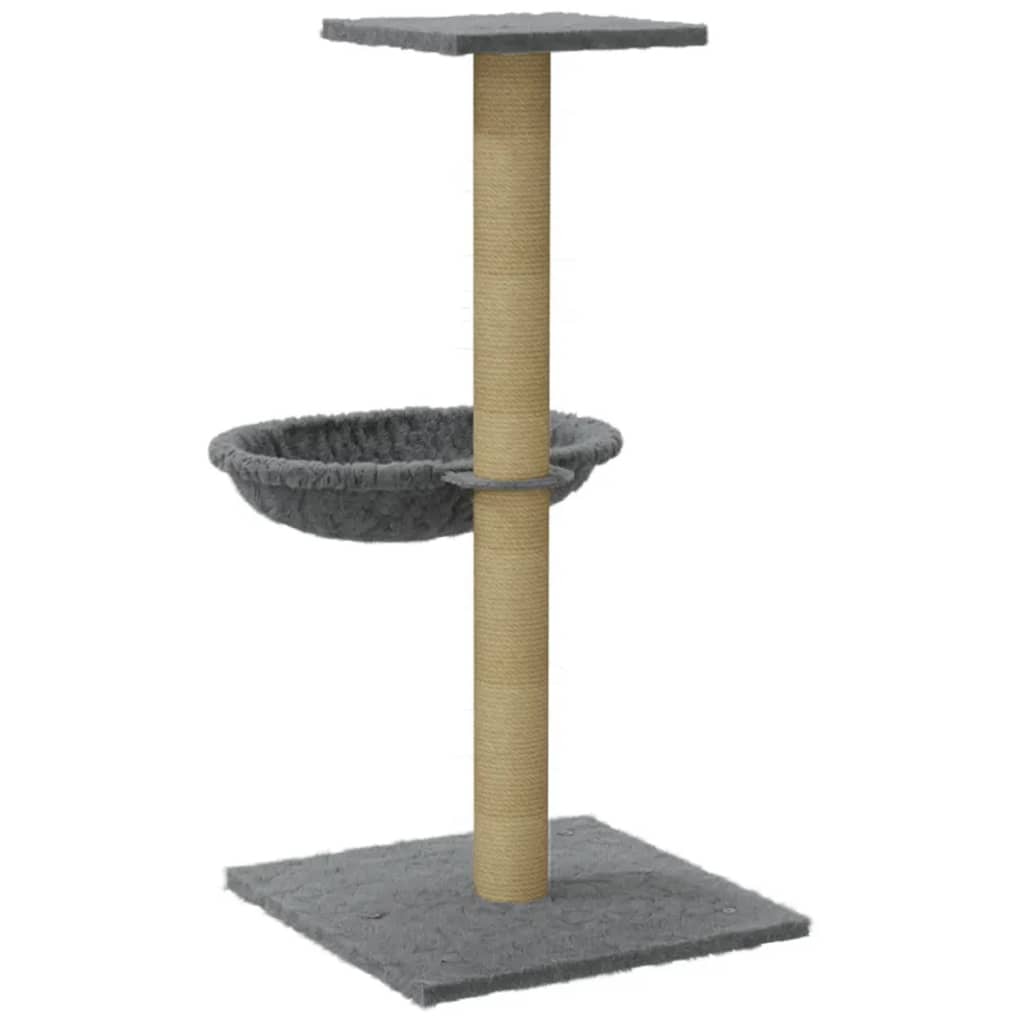 Albero Per Gatti Con Palo Tiragraffi Sisal 74 Cm