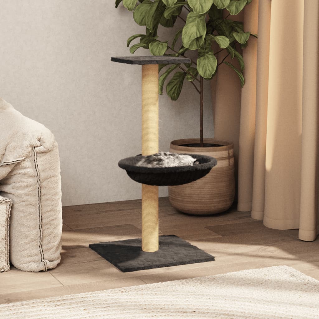Albero Per Gatti Con Palo Tiragraffi Sisal 74 Cm