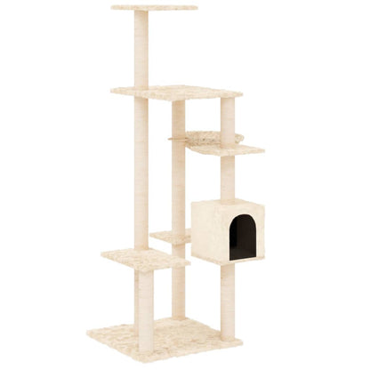 Albero Per Gatti Con Tiragraffi In Sisal 142 Cm