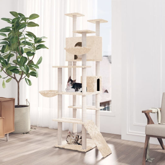 Albero Per Gatti Con Tiragraffi In Sisal 191 Cm