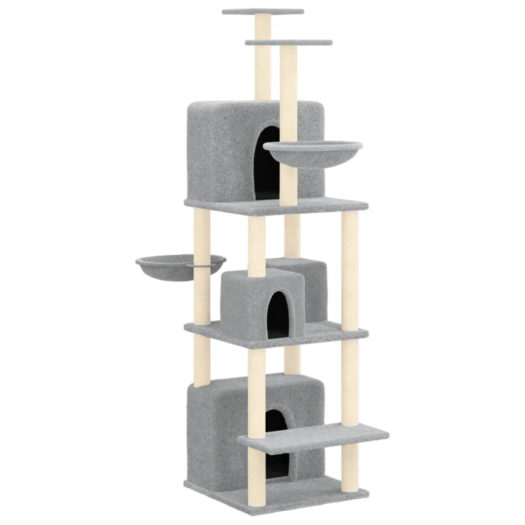Albero Per Gatti Con Tiragraffi In Sisal 180 Cm